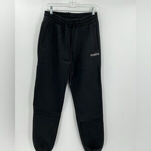 Matte brand black jogger new medium